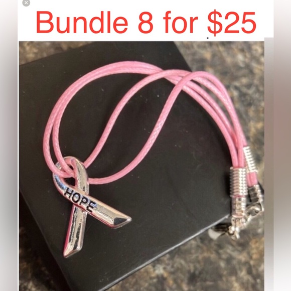 72    New in box avon pink Hope cord bracelet - Picture 1 of 2